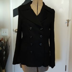 Tulle pea coat